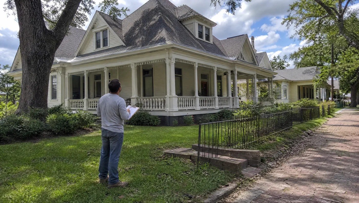 Roof replacement on a historic-district home in Angleton Texas